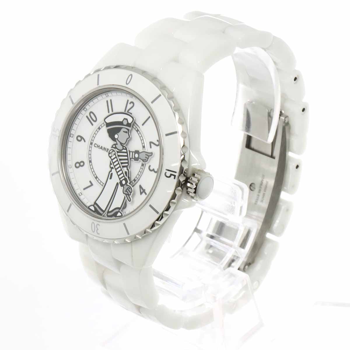 J12 Mademoiselle La pausa H7481 Automatic White Dial Mens