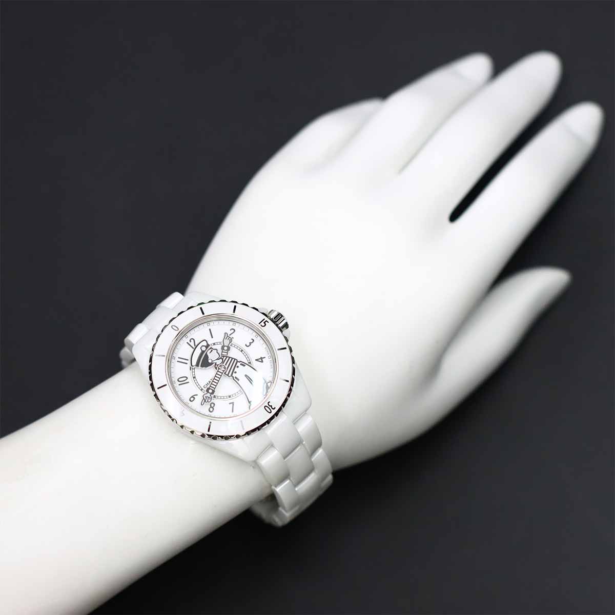 J12 Mademoiselle La pausa H7481 Automatic White Dial Mens