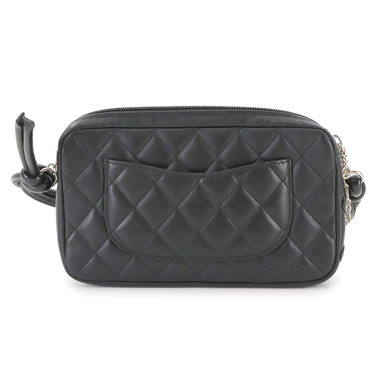 Cambon Line Shoulder Bag Leather Black A25175 Coco Logos 90286930