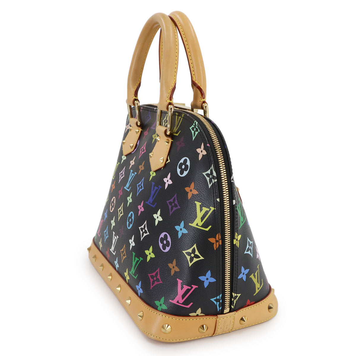 Monogram Multi color Alma Hand Bag Noir M92646 Black