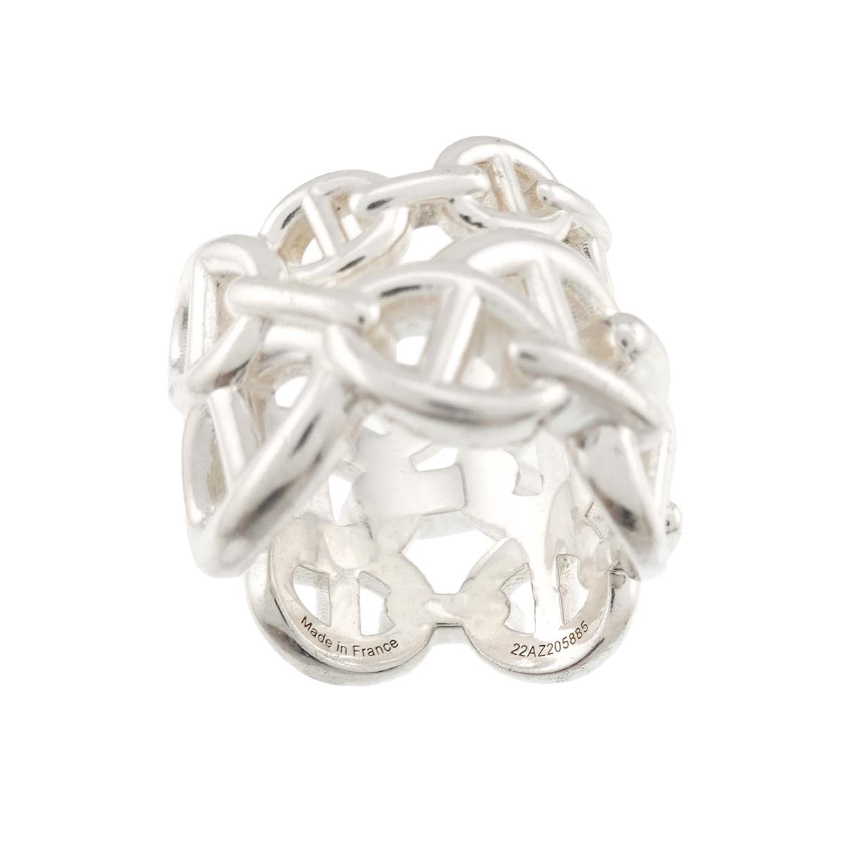 HERMES Chaine dancre Ring GM Silver 925 Size48 4(US)