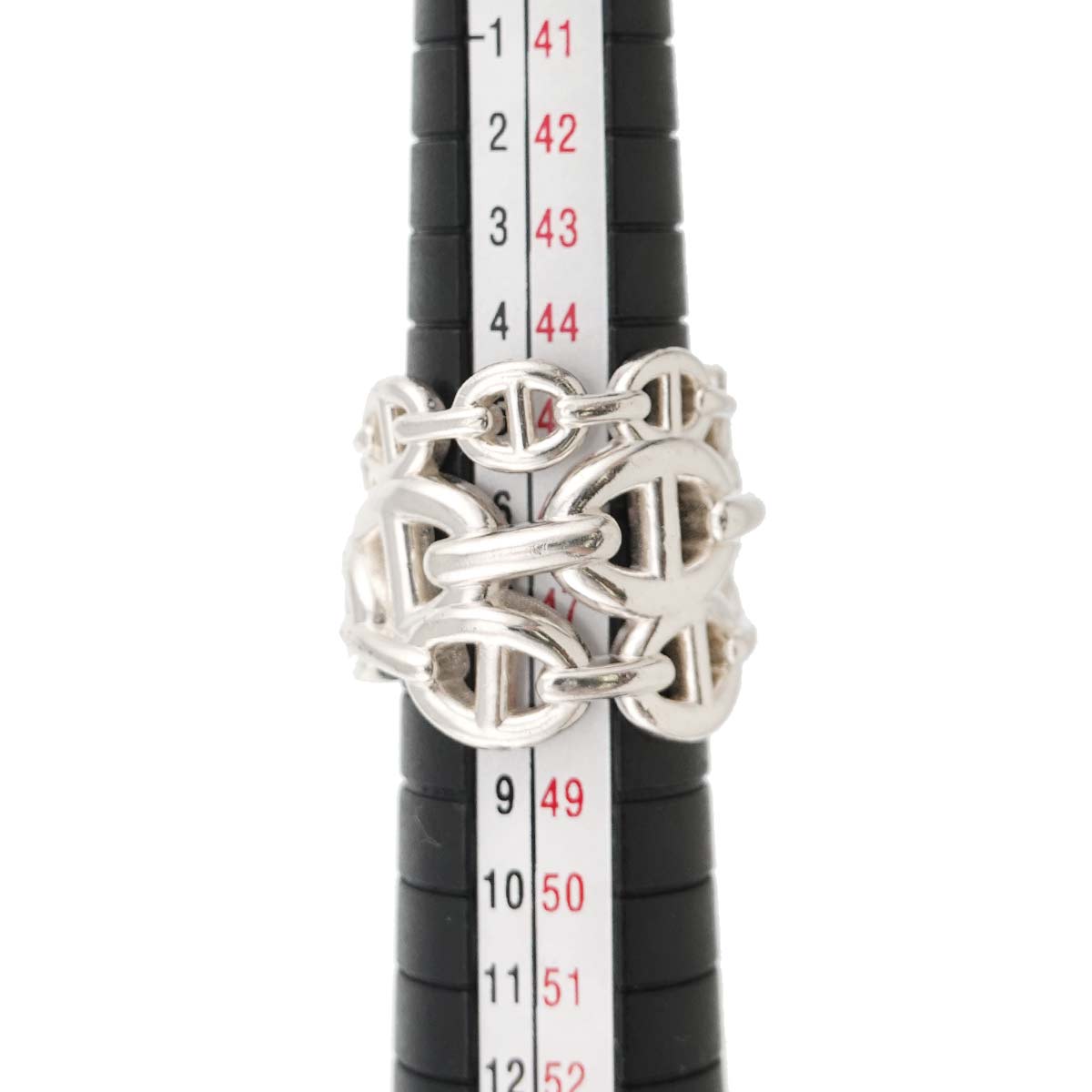 HERMES Chaine dancre Ring GM Silver 925 Size48 4(US)