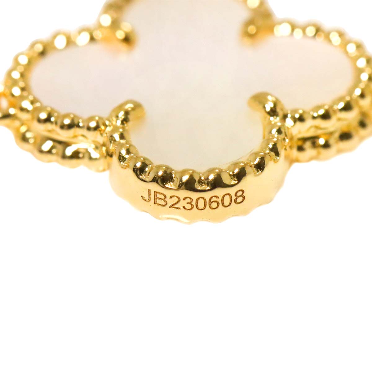 Van Cleef Arpels Vintage Alhambra Mother of Pearl Bracelet 18K YG 750