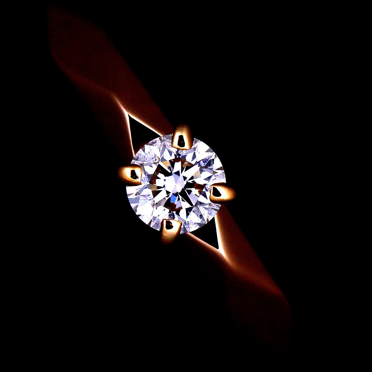 Boucheron Diamond 0.22ct E/VVS1/3EX Ring 18K PG 750 size48 4.5(US)