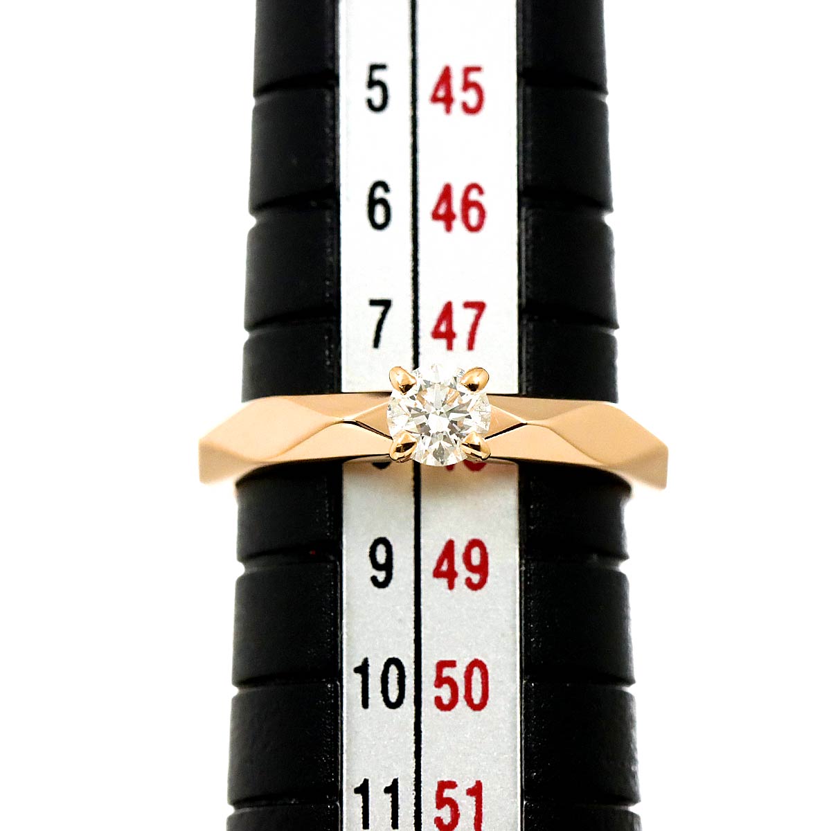 Boucheron Diamond 0.22ct E/VVS1/3EX Ring 18K PG 750 size48 4.5(US)