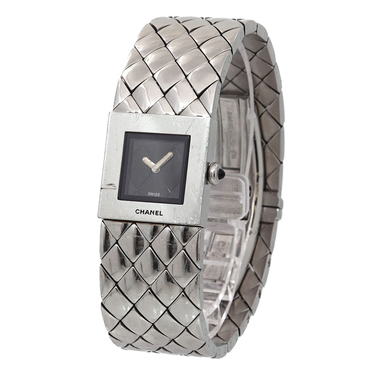 Matelasse H0009 Quartz Black Dial Ladies Wrist Watch