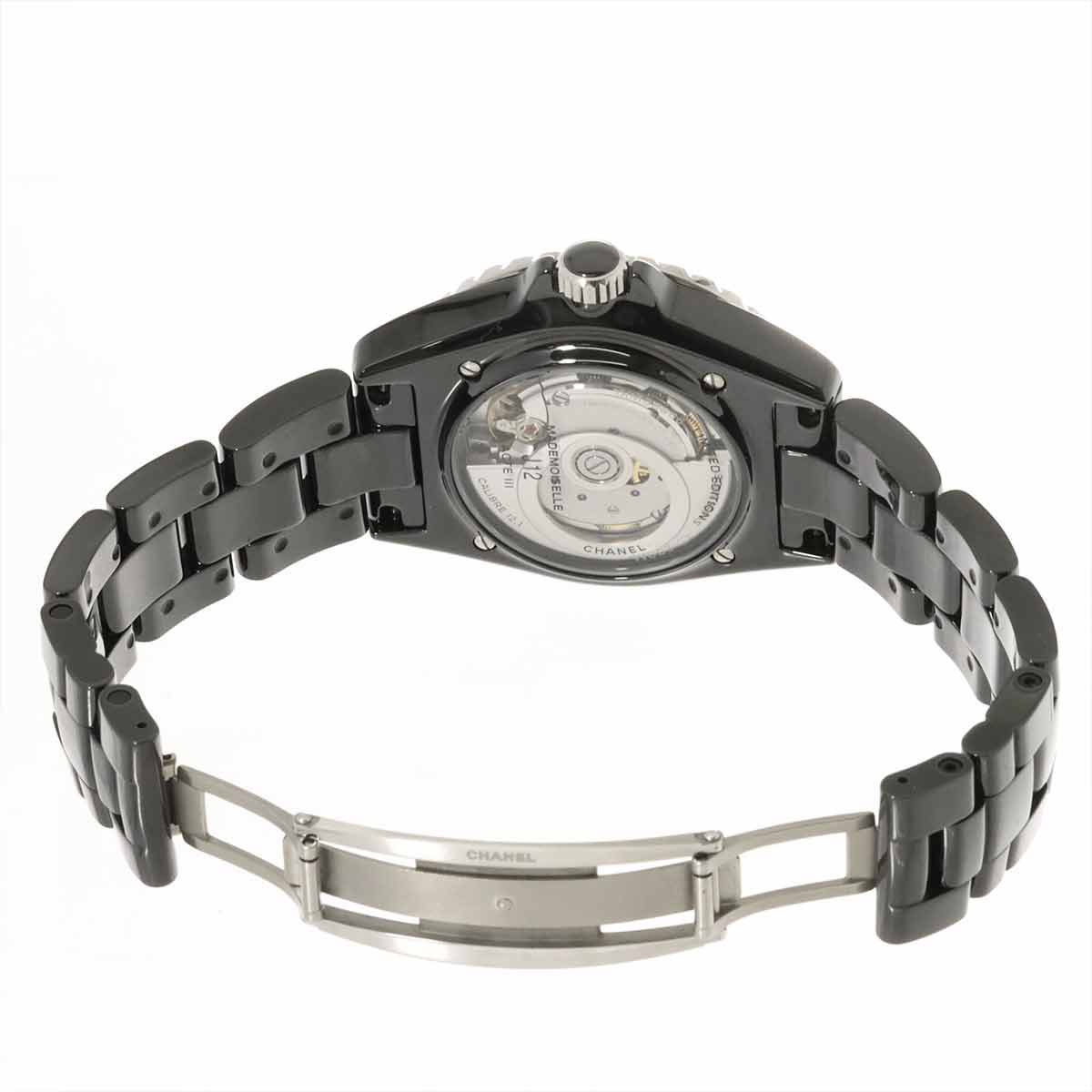 J12 Mademoiselle La pausa H7609 Automatic Black Dial Mens