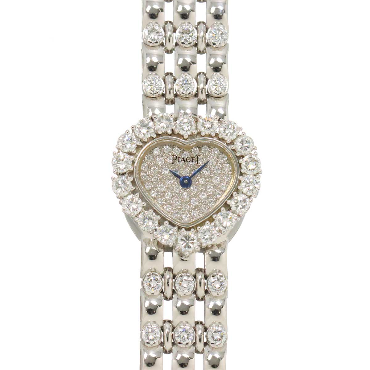 Diamond Heart Quartz K18WG Ladies Watch