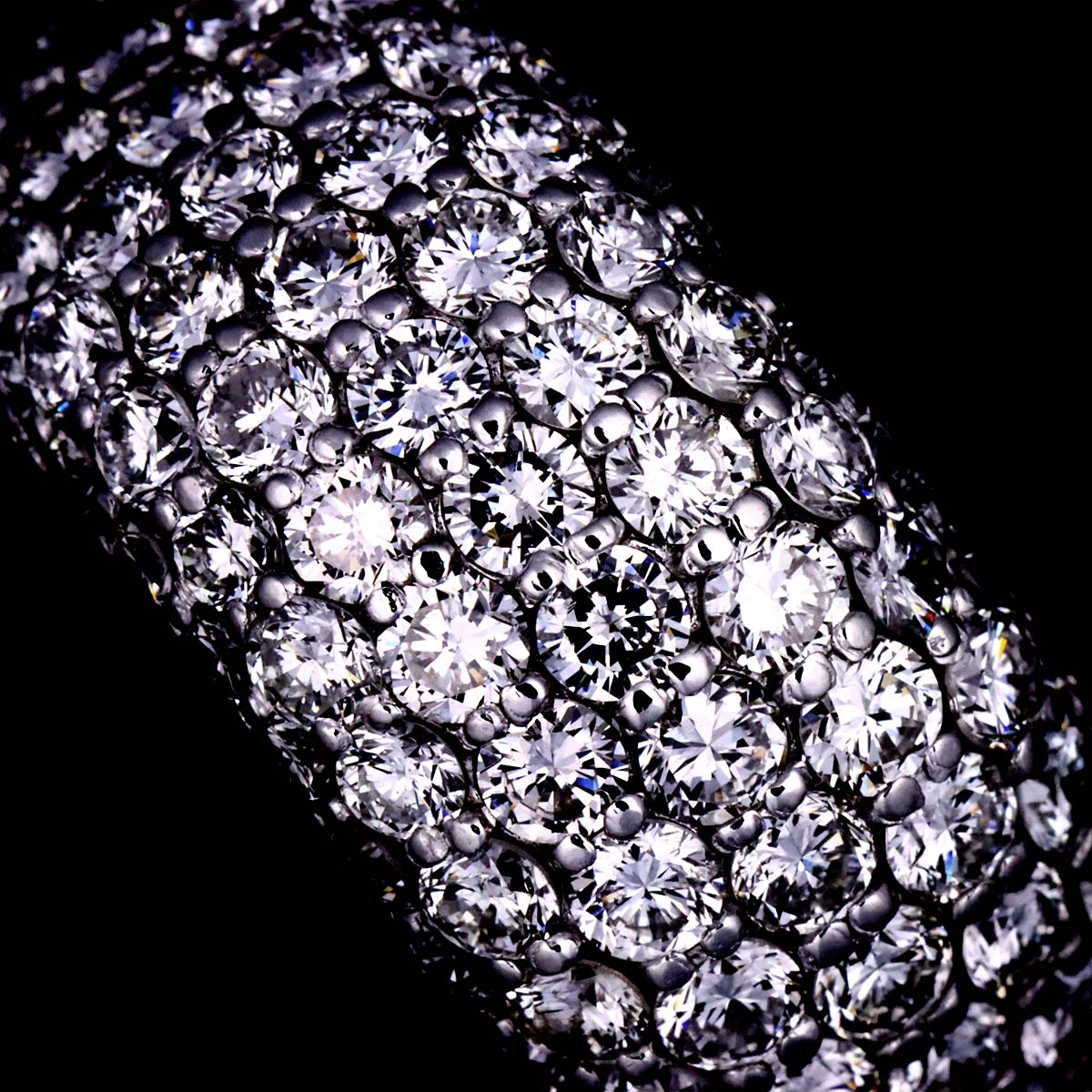 Diamond 2.65ct Ring 18K WG 750 Size5.25(US)