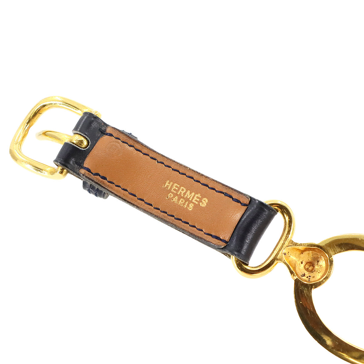 Belt Box Calf Black Gold