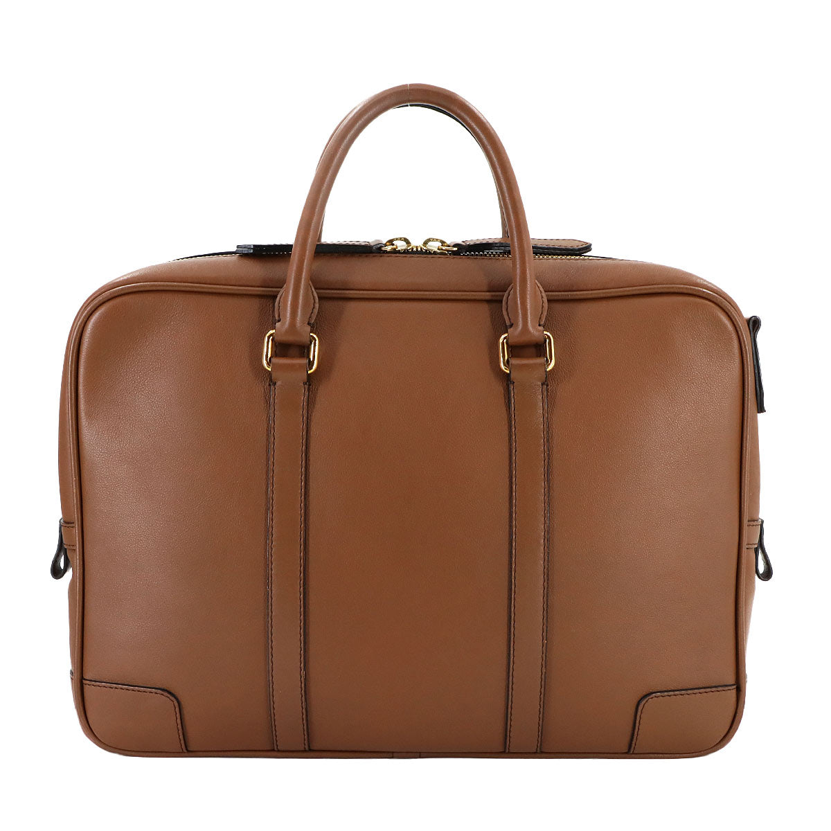 2way Briefcase Shoulder Bag Leather Brown 3923404