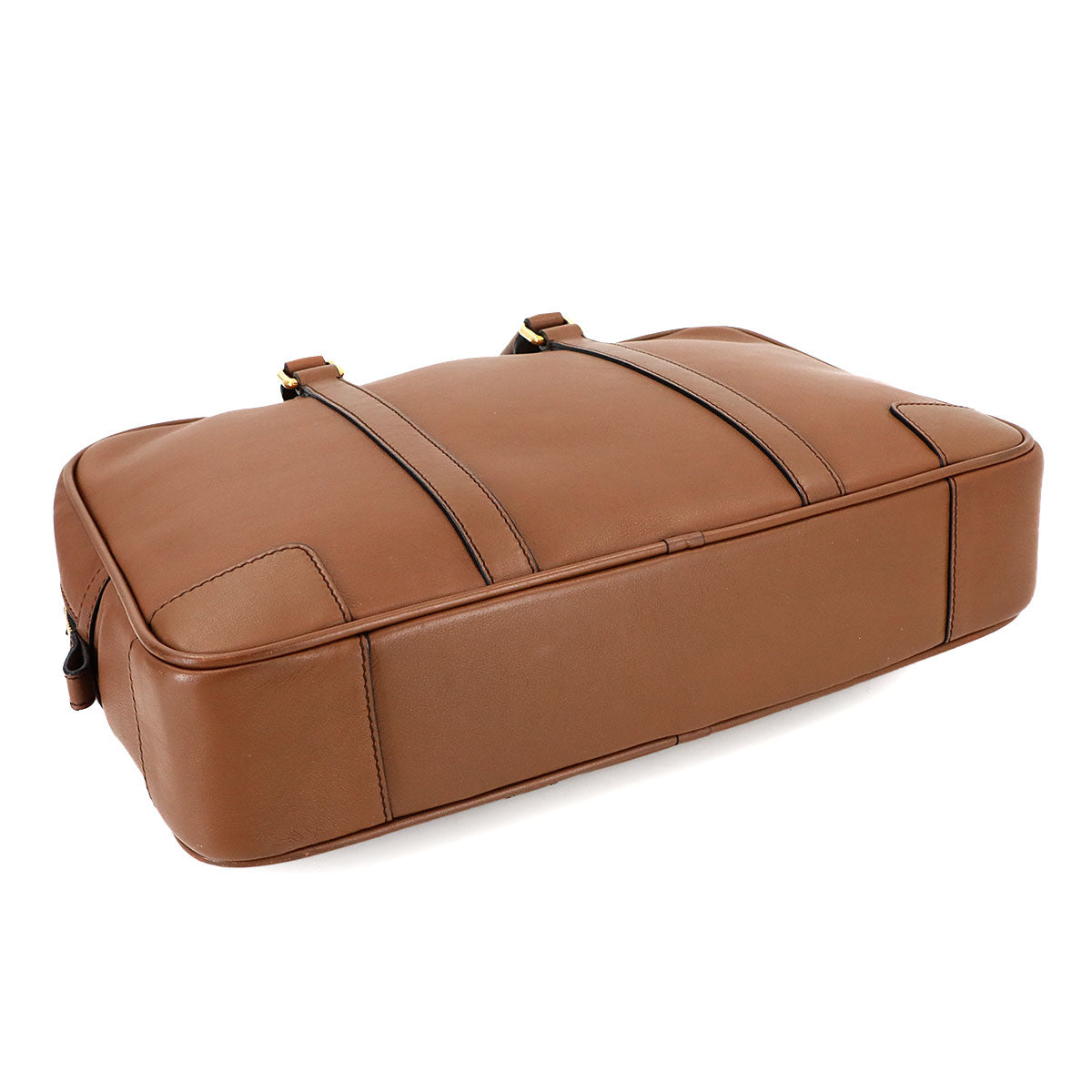 2way Briefcase Shoulder Bag Leather Brown 3923404