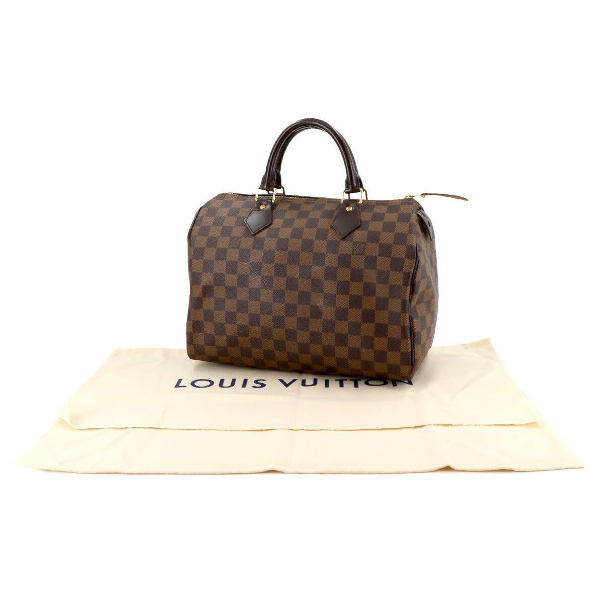Damier Speedy 30 Hand Bag Ebene N41531 Brown Purse