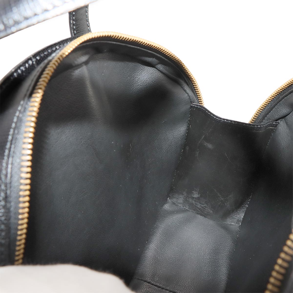 Hand Shoulder Bag Leather Black Purse