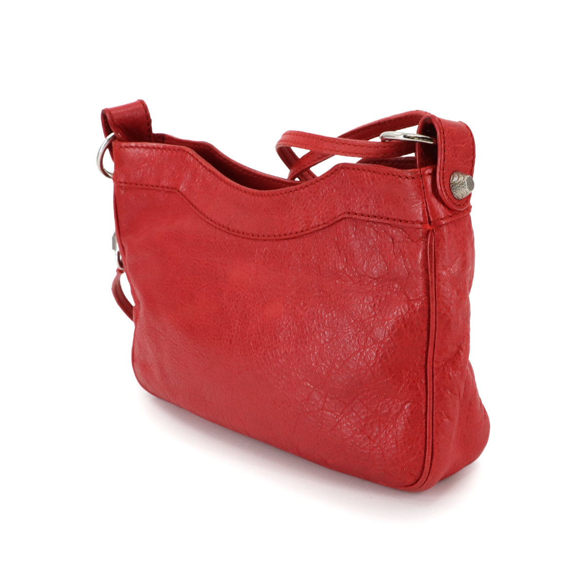 Giant Hip Shoulder Bag Leather Red 237203 Purse