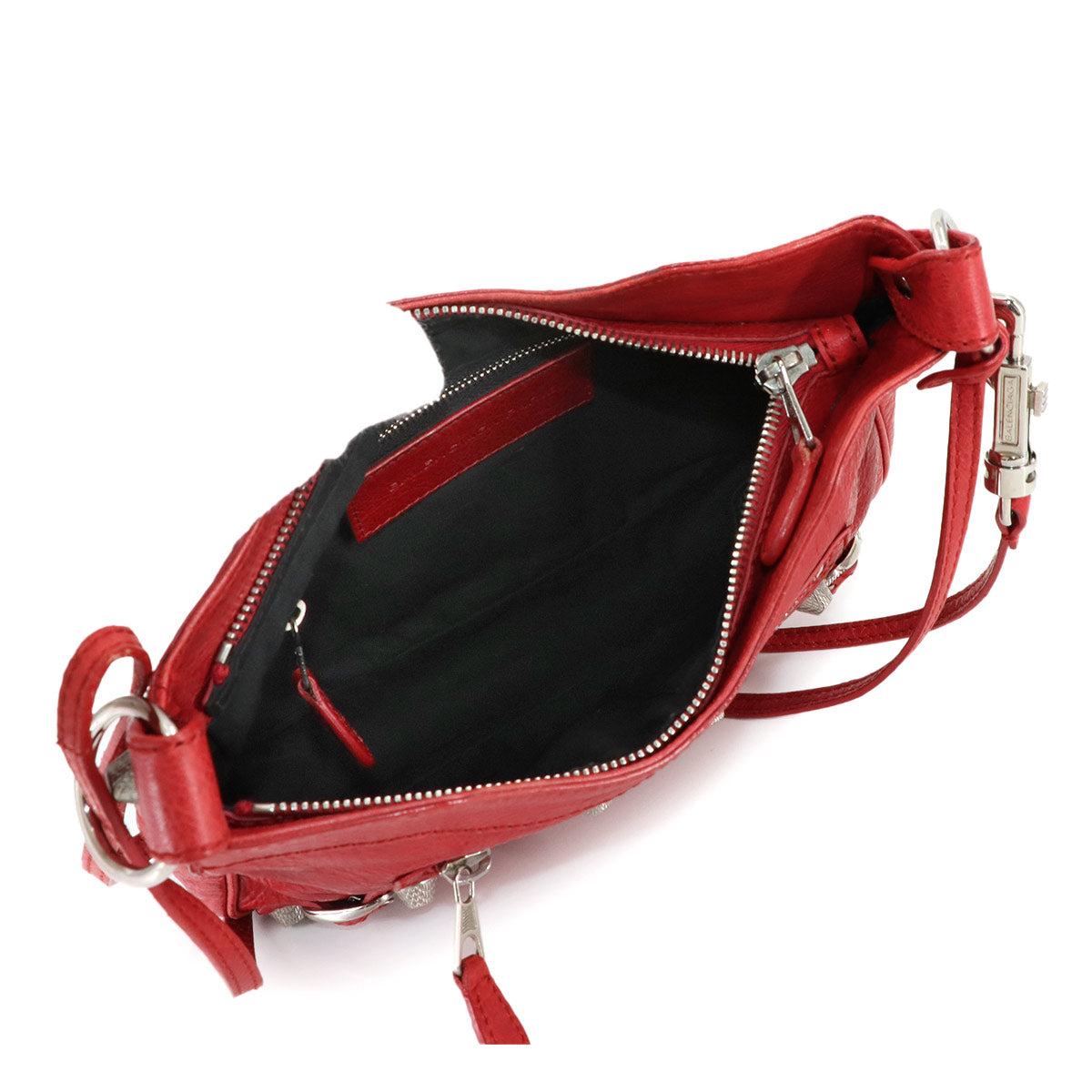 Giant Hip Shoulder Bag Leather Red 237203 Purse