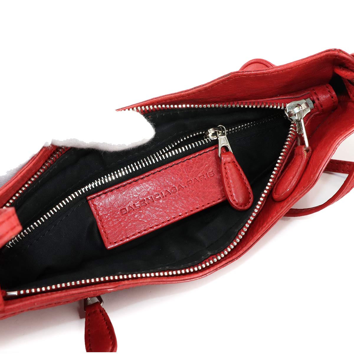 Giant Hip Shoulder Bag Leather Red 237203 Purse