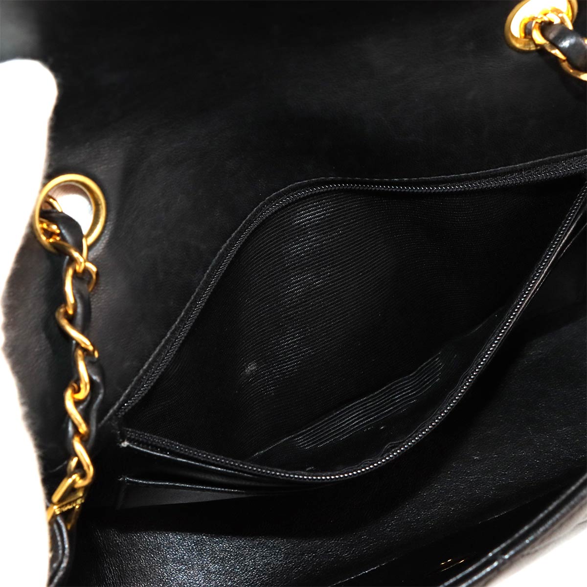 Diana Matelasse 22 Chain Shoulder Bag Leather A01164 Vintage 90287667