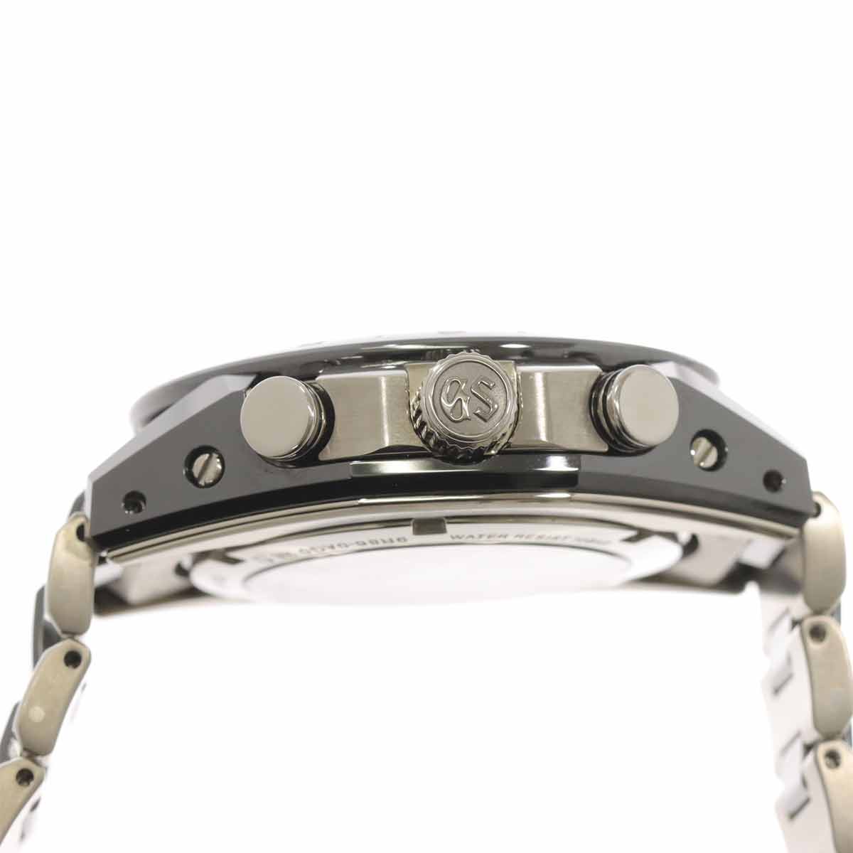 GMT SBGC223 Spring drive Black Dial Mens Watch