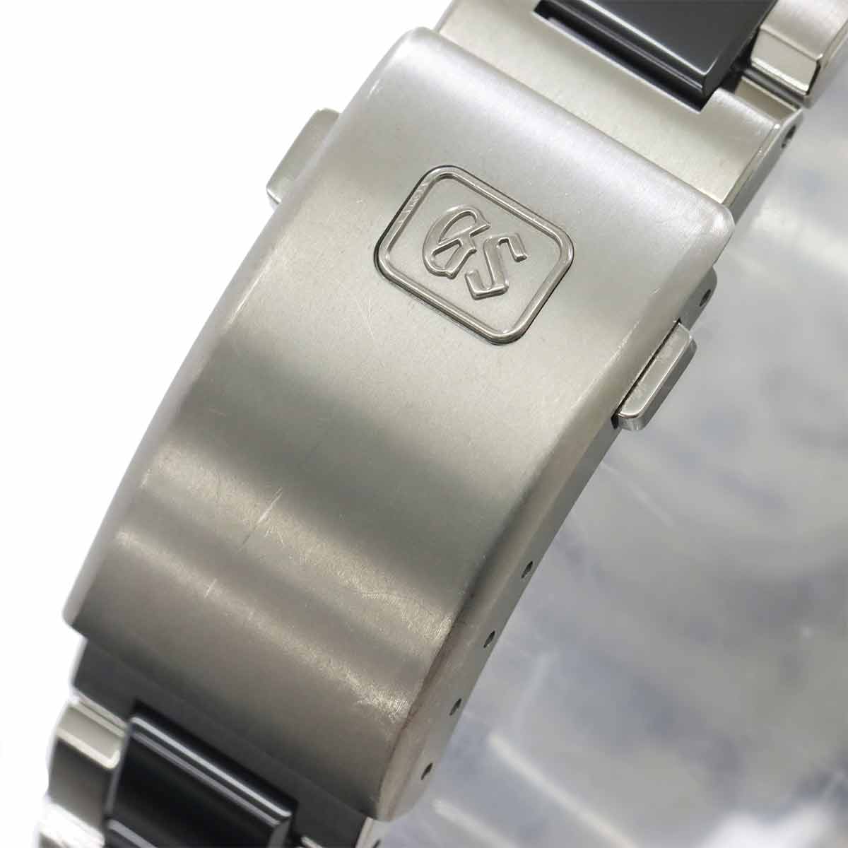 GMT SBGC223 Spring drive Black Dial Mens Watch