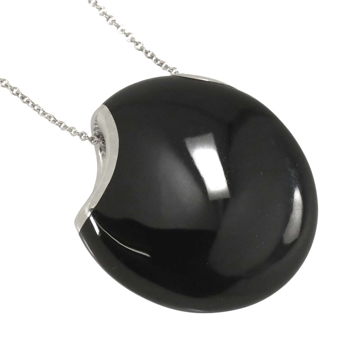 Platinum Lacquer Necklace