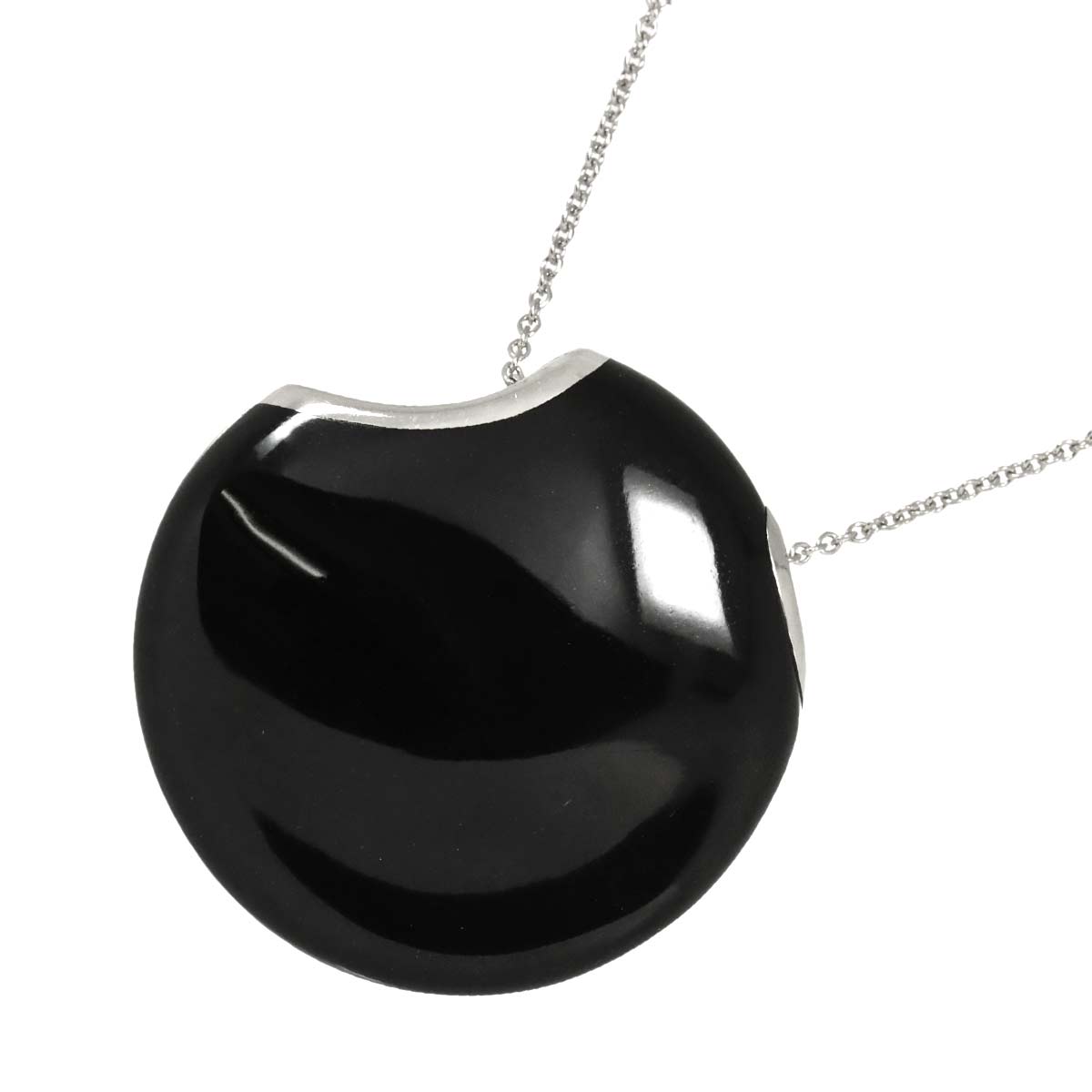Platinum Lacquer Necklace