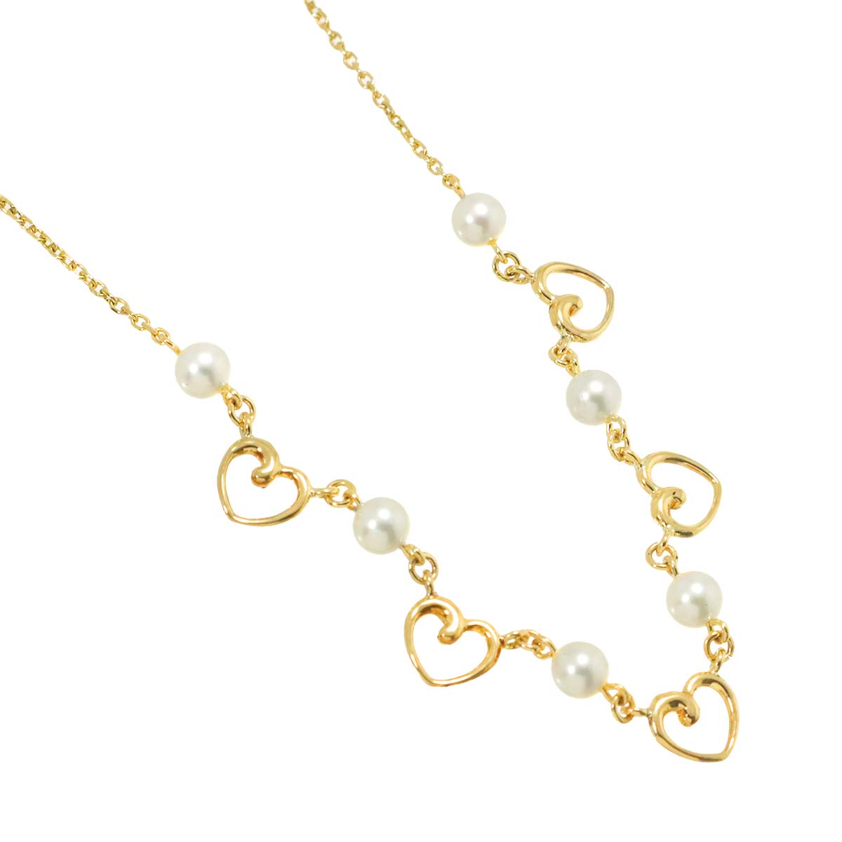 Akoya Pearl 4.1mm Necklace 14K YG 585