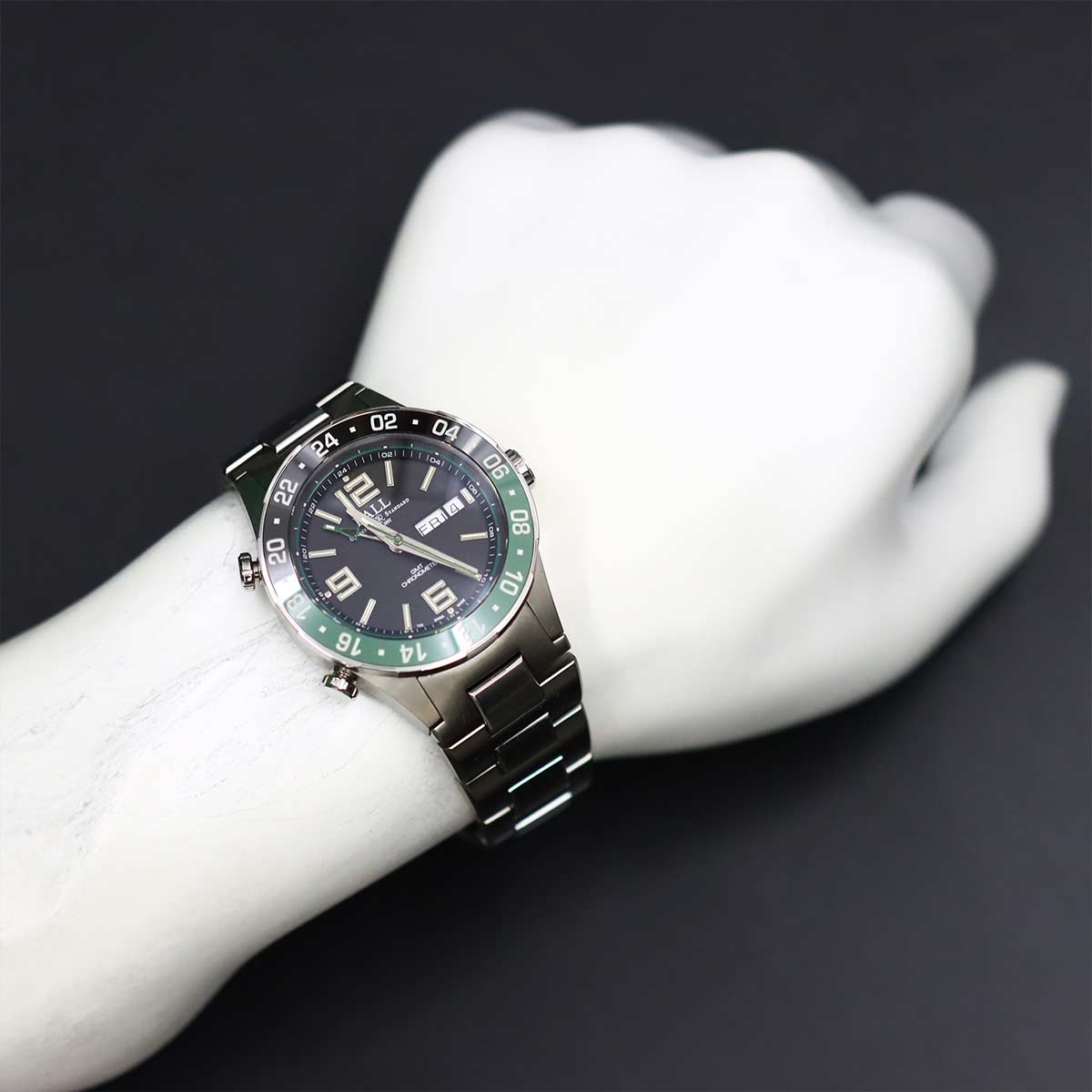 Stokeman Marine GMT DG3000A Day Date Automatic Mens Watch