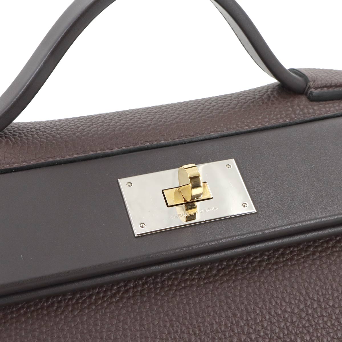 Sac 24/24 29 2way Hand Shoulder Bag Togo Swift Chocolat Purse
