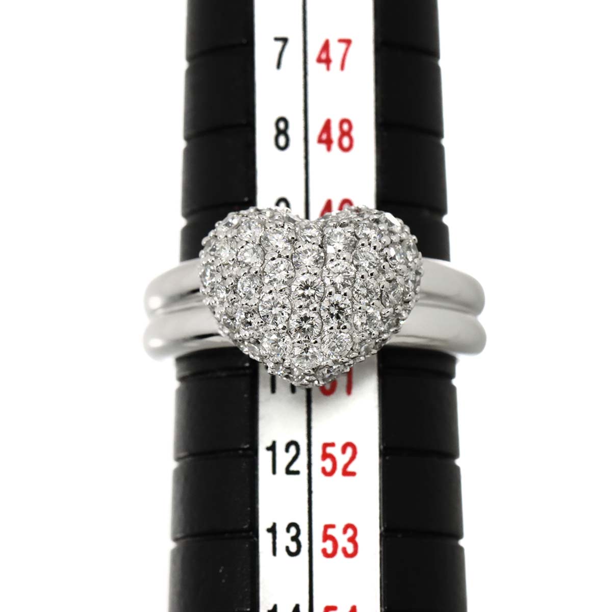 Diamond 1.16ct Ring 18K WG 750 Size5.25(US)