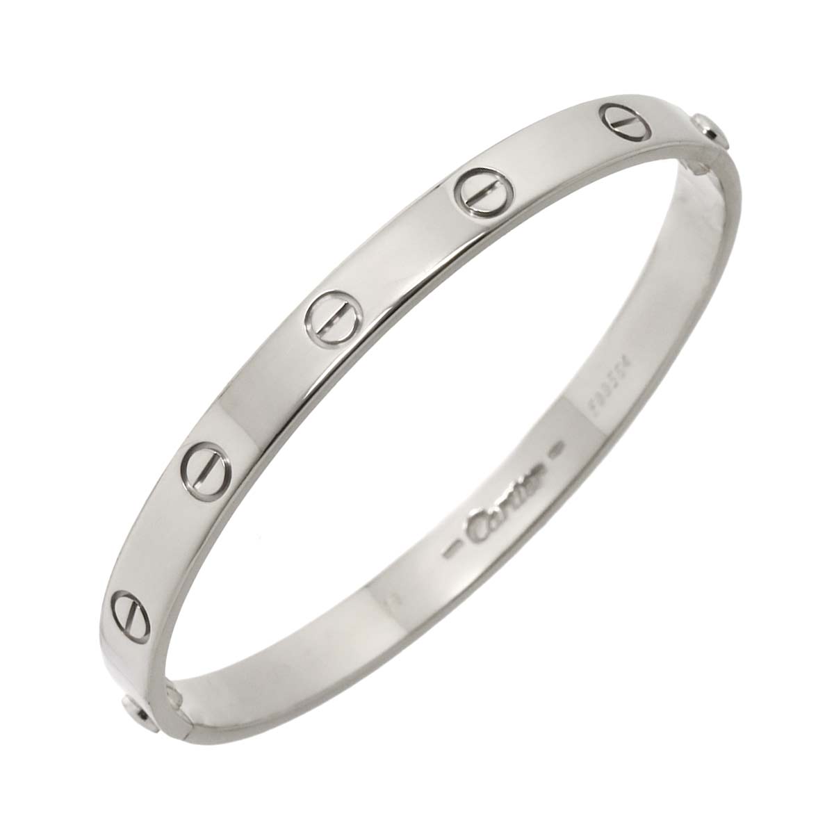 Love Bracelet Bangle 18K WG 750 Size18