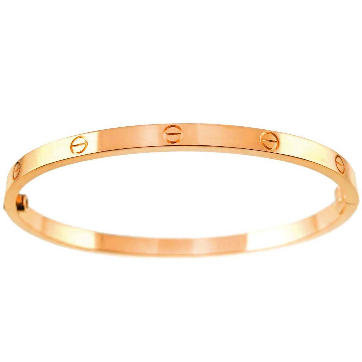 Love Bracelet SM Bangle 18K Pink Gold 750 Size18