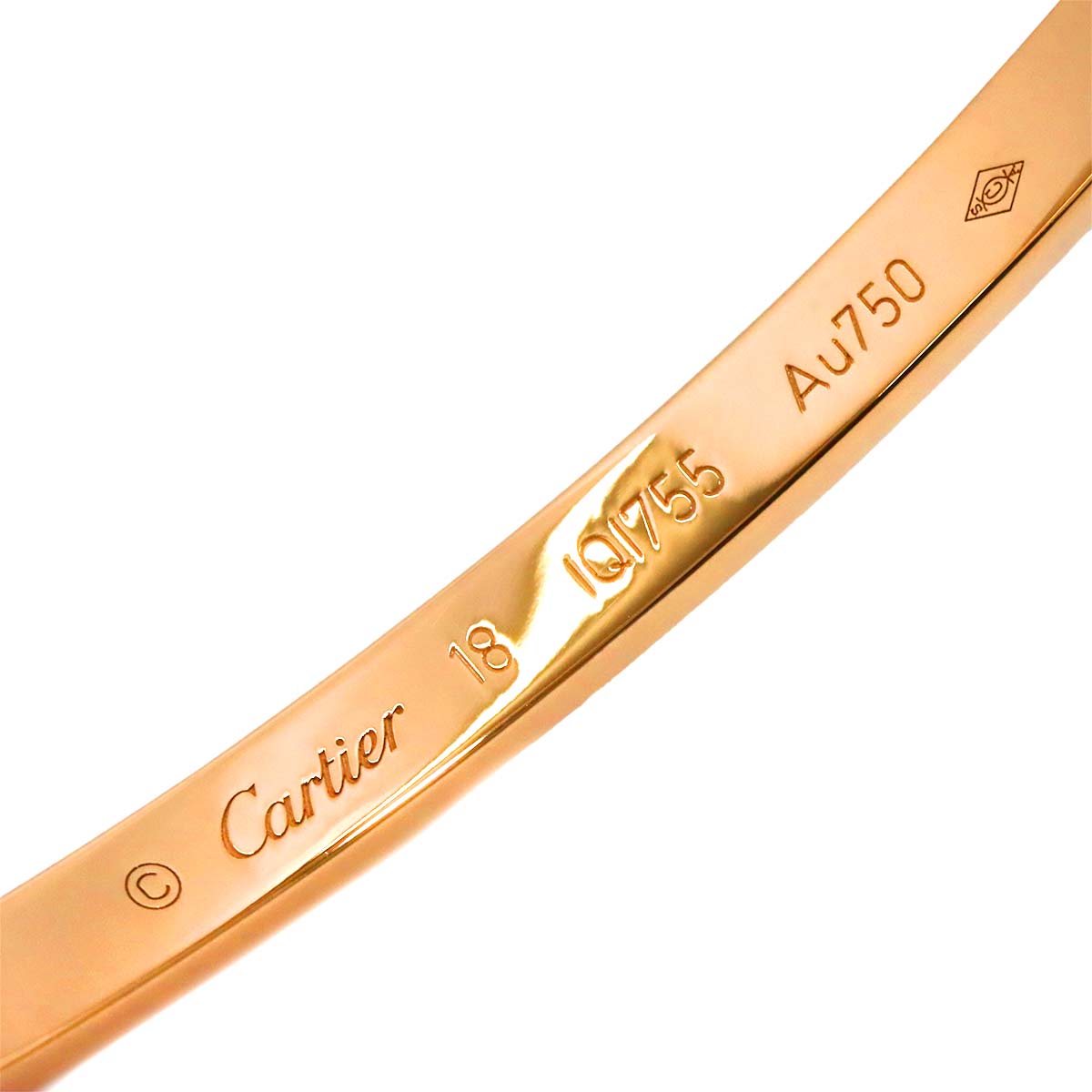 Love Bracelet SM Bangle 18K Pink Gold 750 Size18