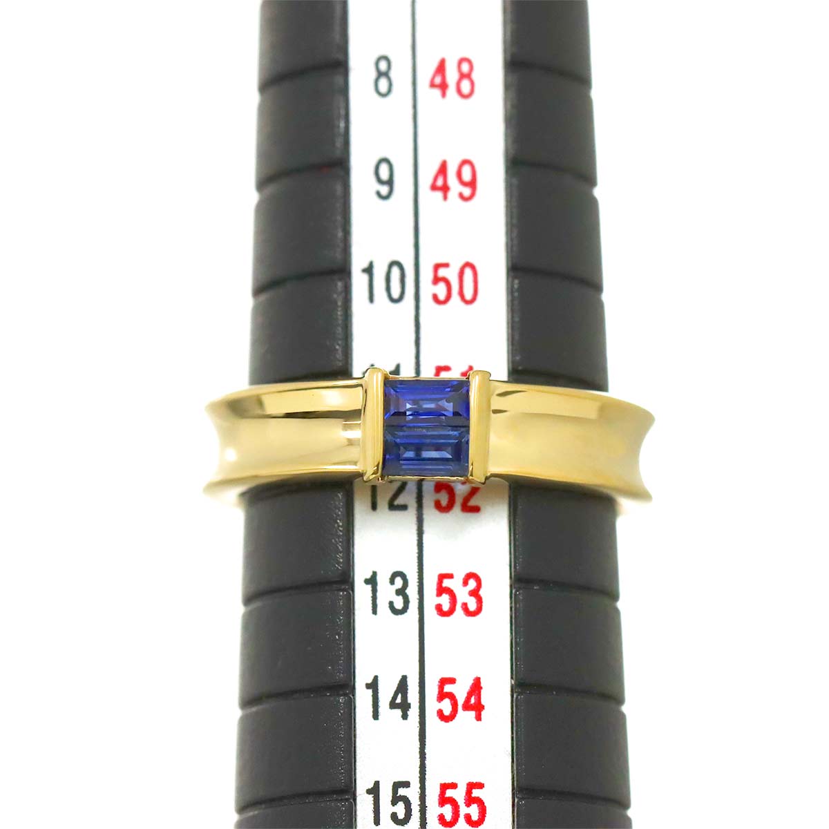 Sapphire Ring 18K YG 750 Size5.75-6(US)