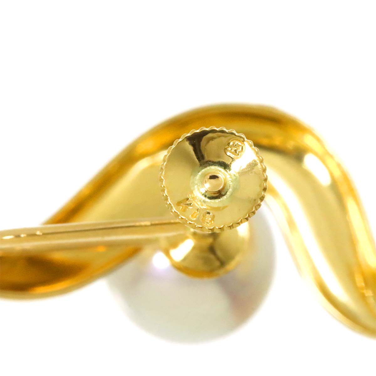 Akoya Pearl 7.0mm Earrings 18K Yellow Gold 750