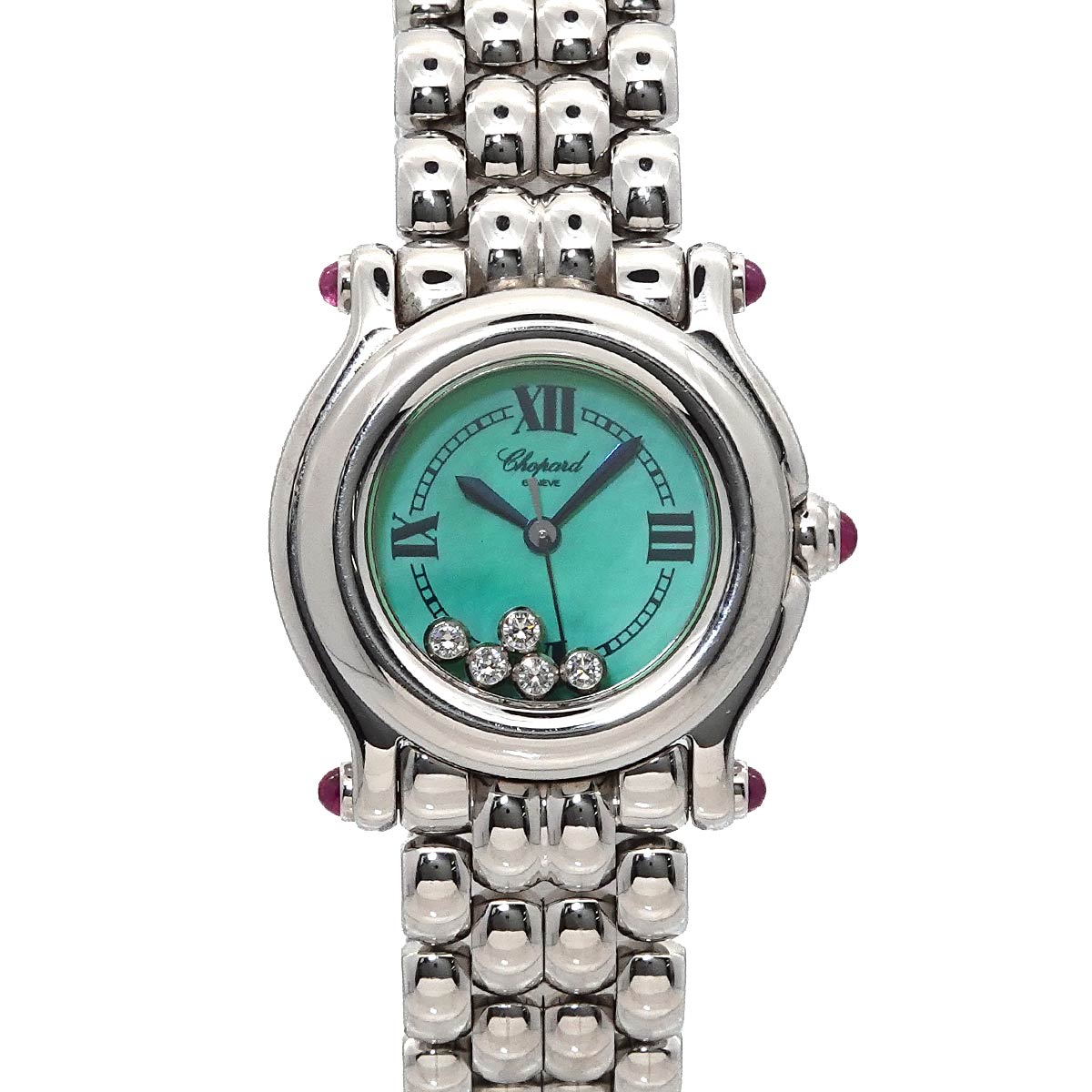 Happy Sport 27/8250-42 Quartz 5P Diamond Green Dial Watch