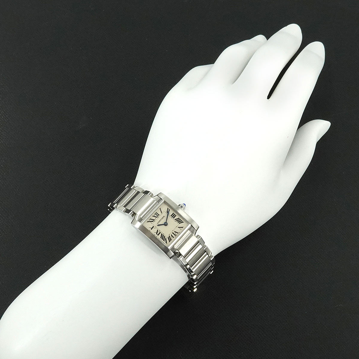 Tank Francaise SM W51008Q3 Quartz Cream Dial Ladies Watch