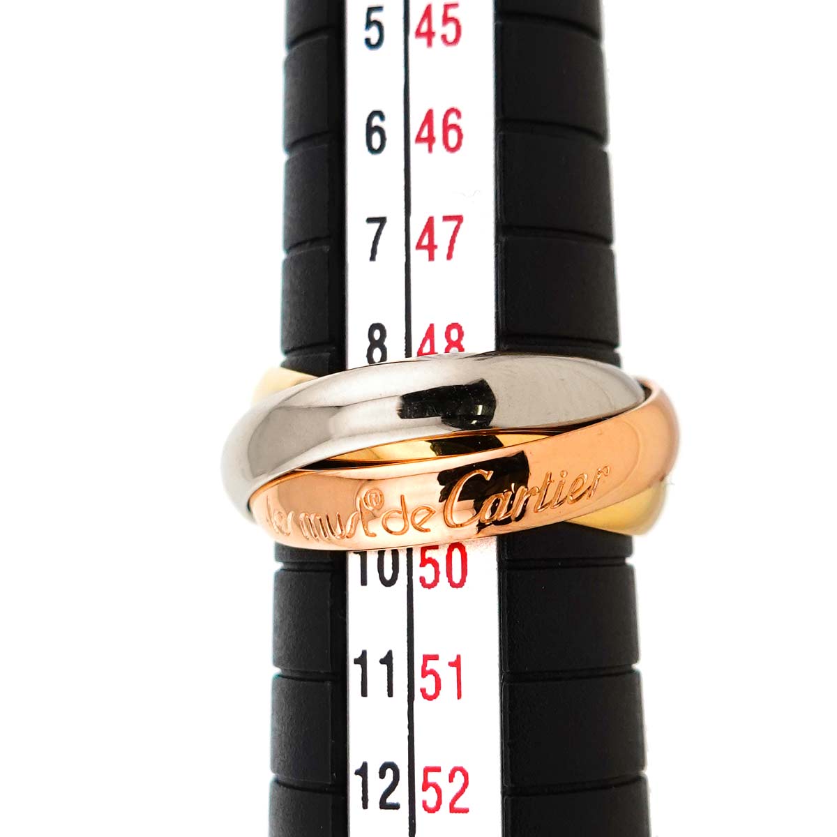Trinity Ring MM 18K YG WG PG 750 Size49 4.75-5(US)