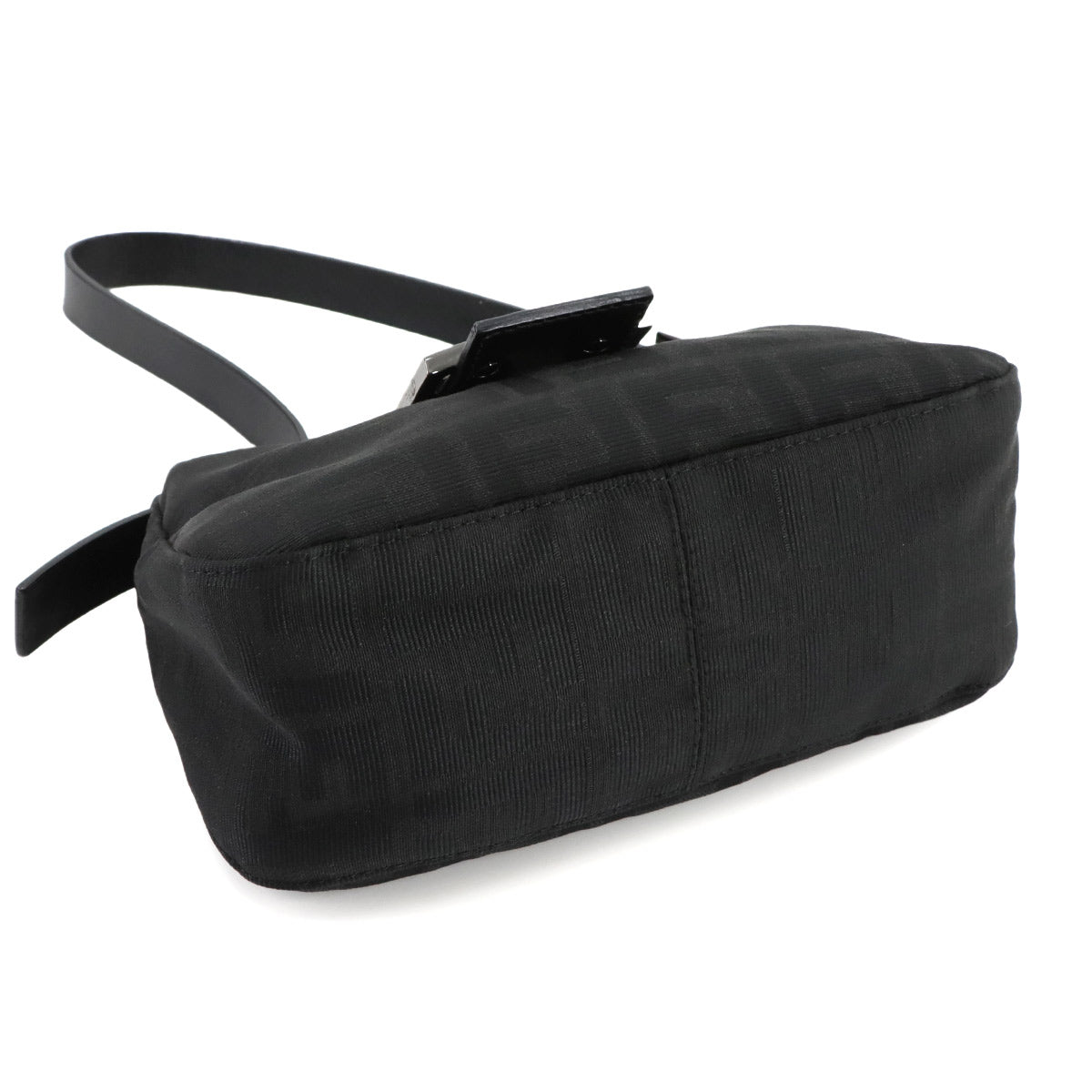 FENDI Zucca Mini Mamma Baguette Shoulder Bag Canvas Leather 8BR011 90289075