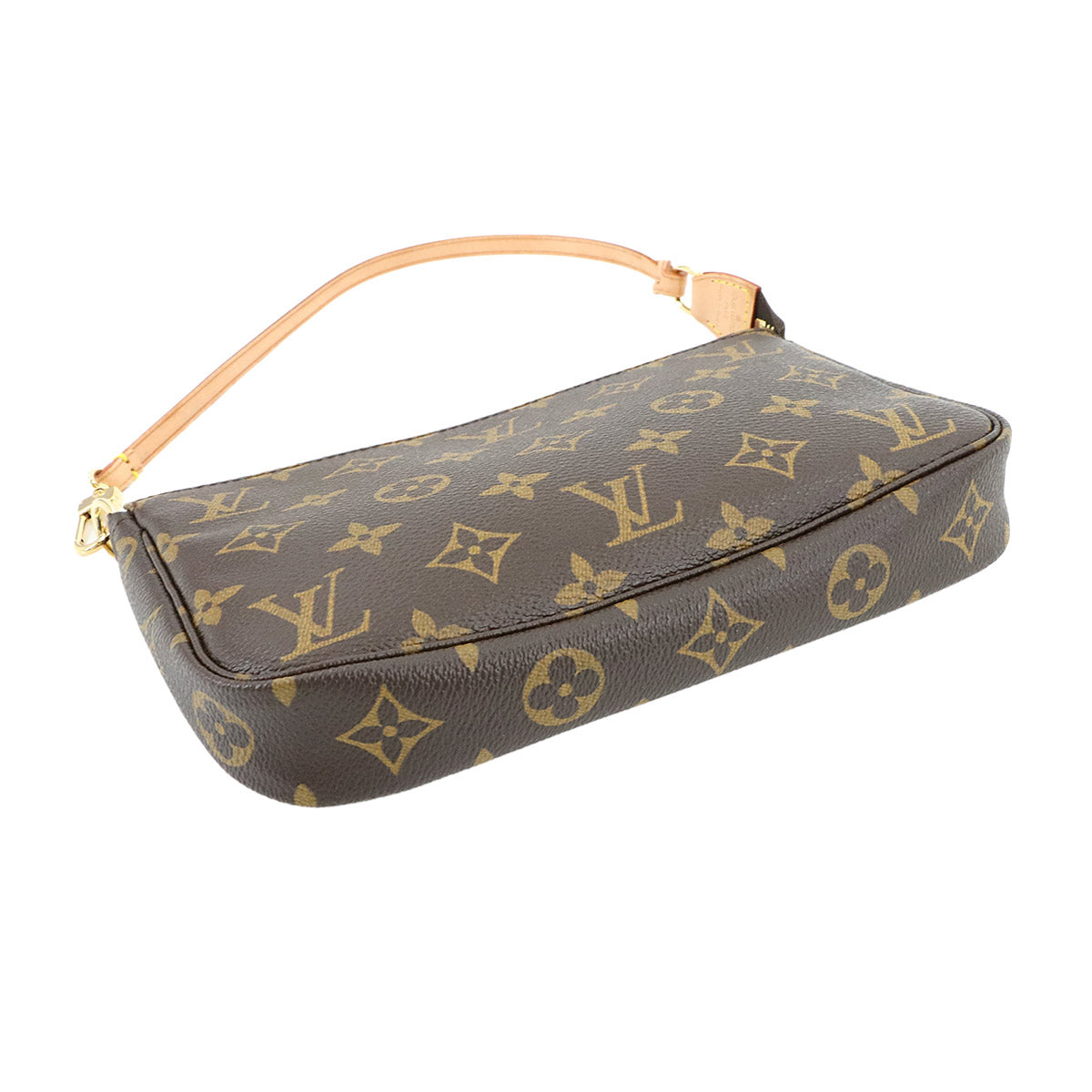 Monogram Pochette Accessoires Hand Bag Pouch Brown M51980