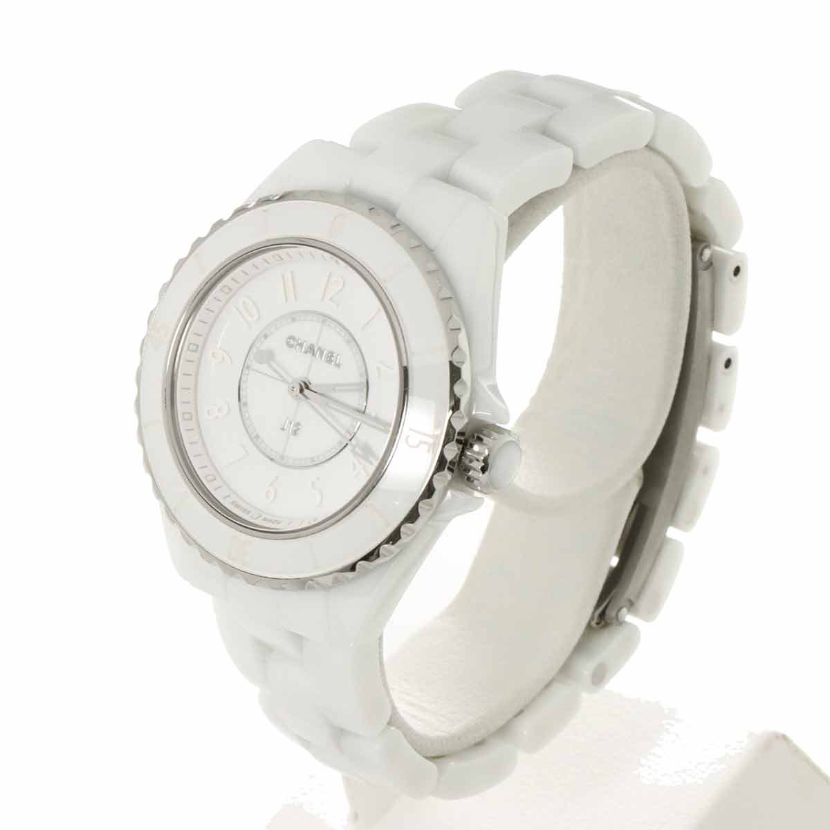 J12 Phantom H6345 Quartz White Dial Ladies Watch
