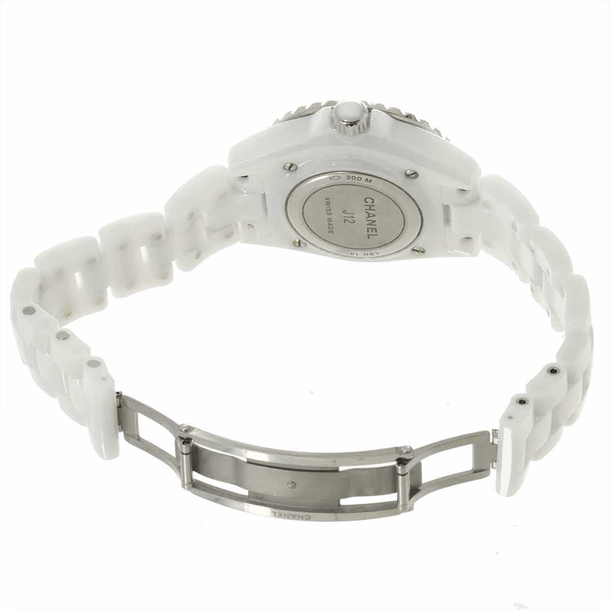 J12 Phantom H6345 Quartz White Dial Ladies Watch