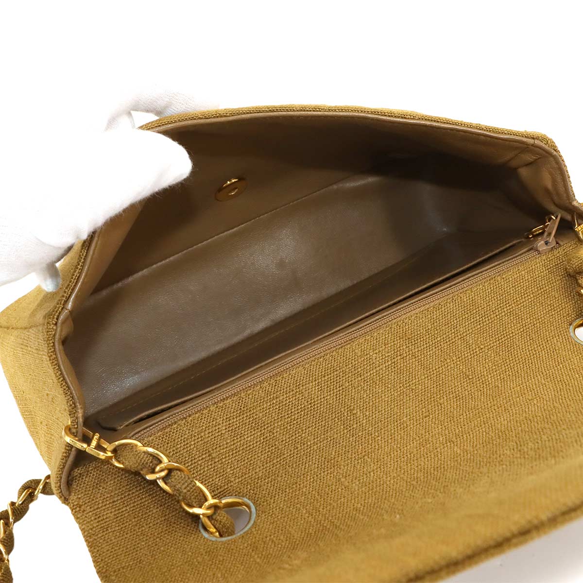 Diana Matelasse 25 Chain Shoulder Bag Leather A01165 Vintage