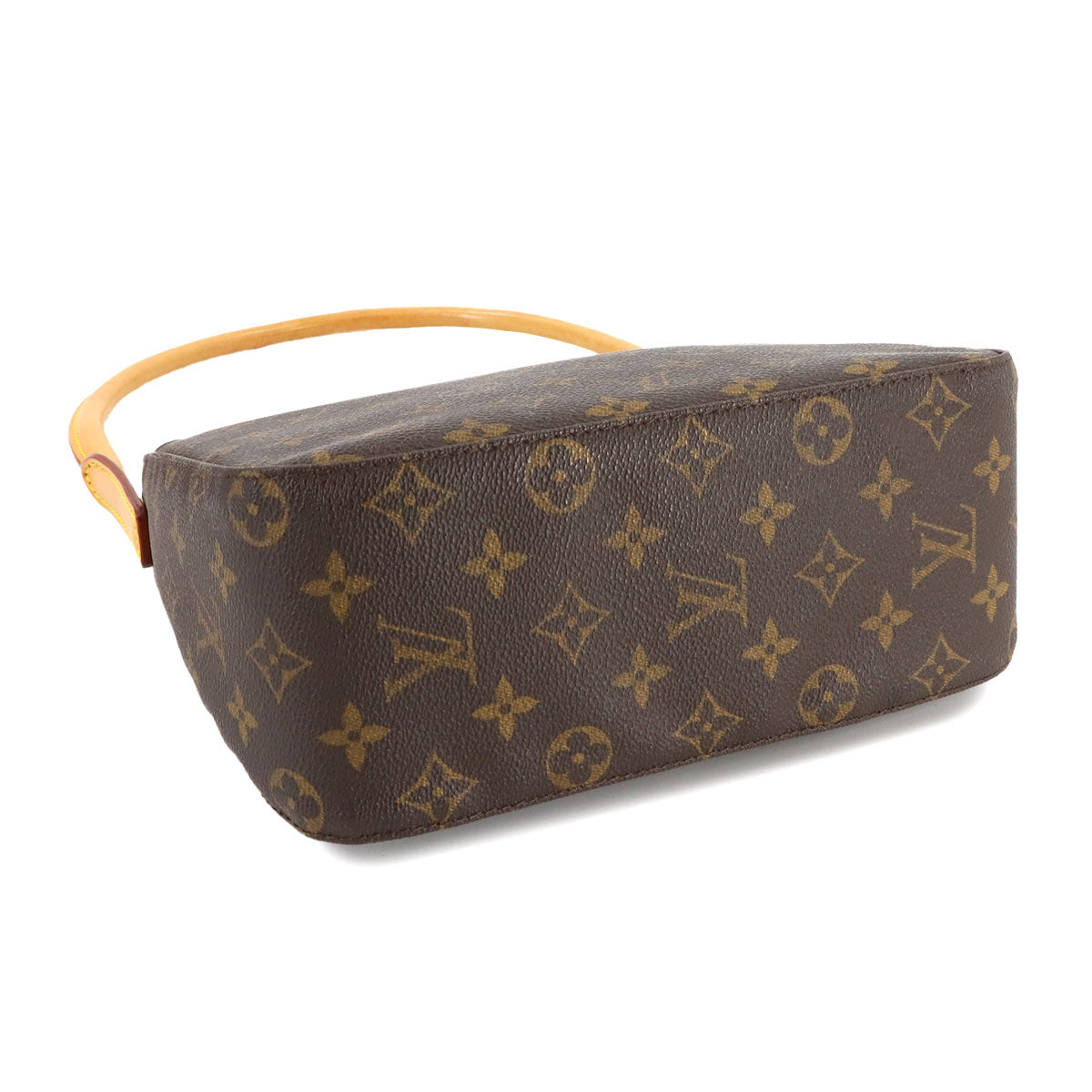 LOUIS VUITTON Monogram Looping MM Shoulder Bag Brown M51146 Purse