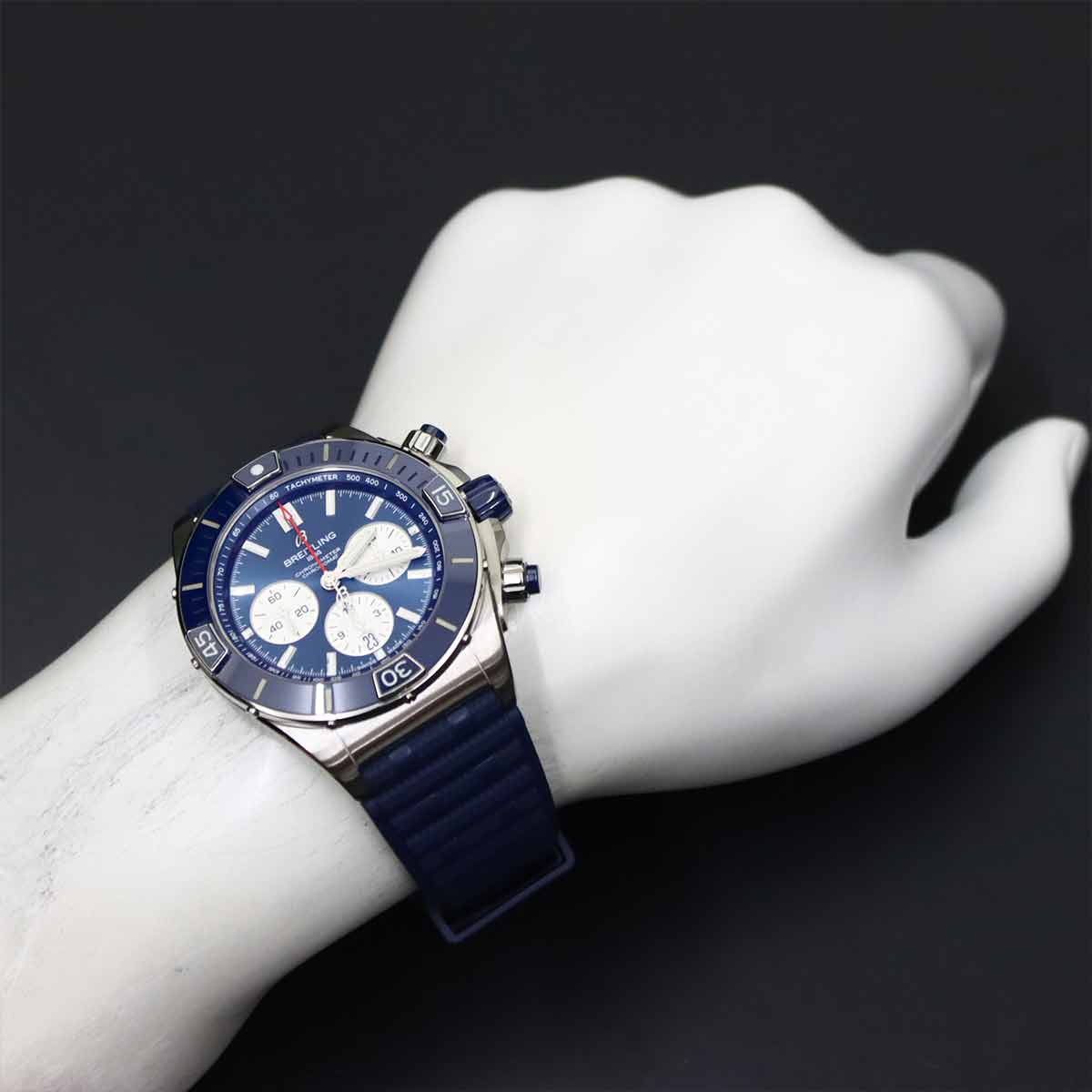 SuperChronomat B01 AB0136 Blue Dial Mens Watch
