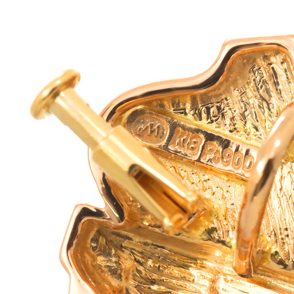 Diamond 0.26ct Brooch Pendant Top 18K PG Pt Pink Gold 750