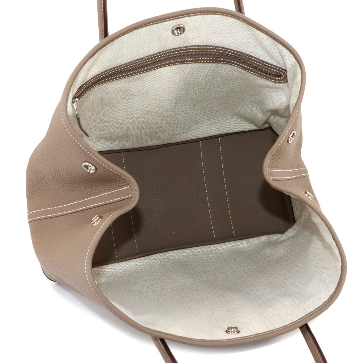 Garden Party 36 PM Tote Bag Negonda Leather Etoupe Purse