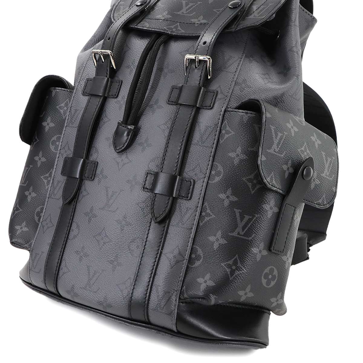 LOUIS VUITTON Monogram Eclipse Reverse Christopher PM Backpack M46331