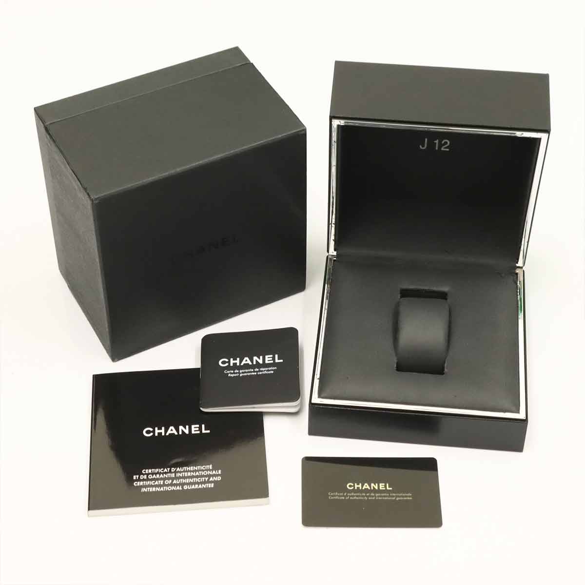J12 H1626 38mm 12P Diamond Automatic Black Dial Mens Watch