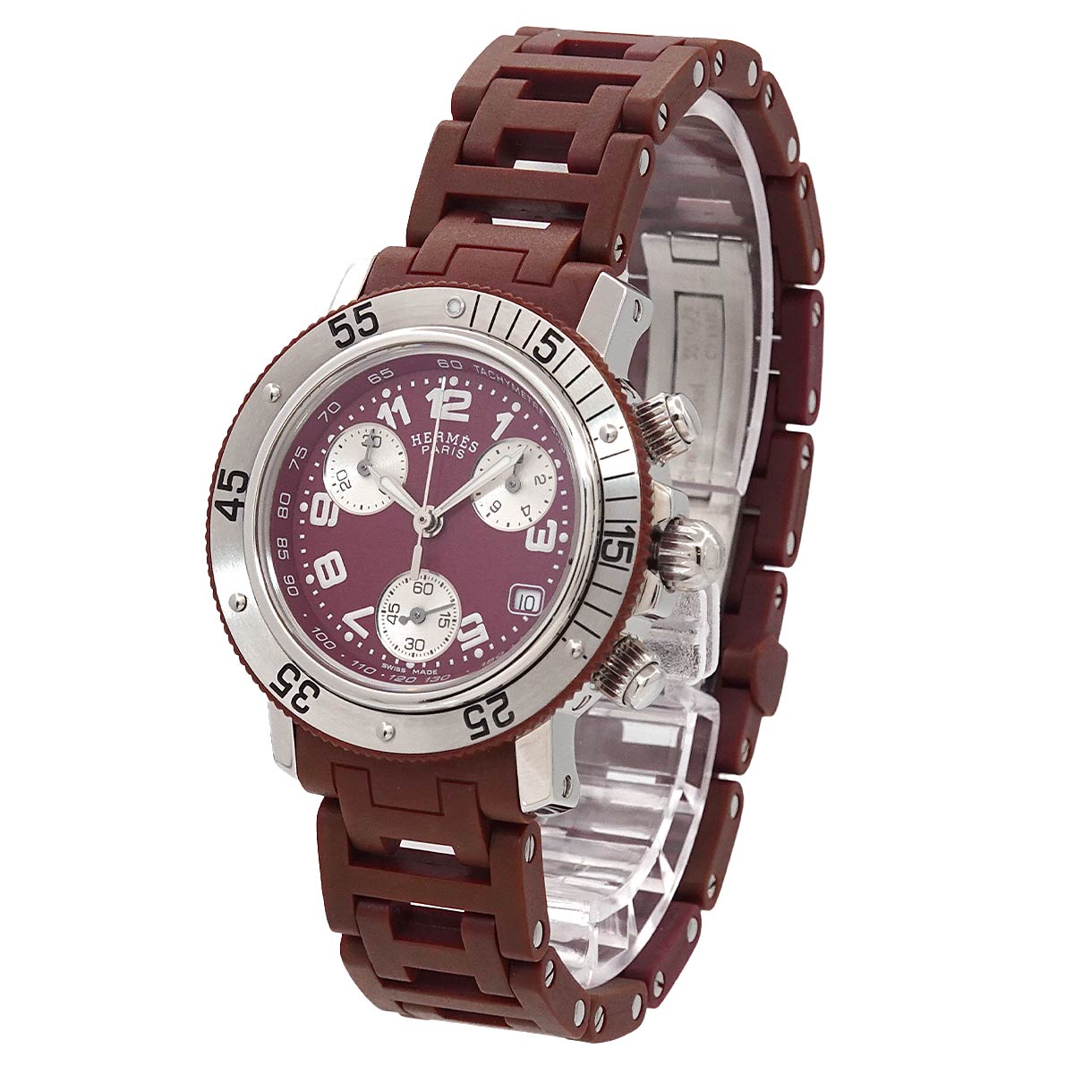 Clipper Diver CL2 318 Quartz Dark Red Dial Ladies Watch
